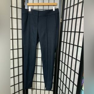 Ann Taylor Marisa Straight Leg Trouser In Navy - Size 10
